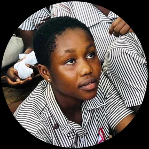 A student sharing her story